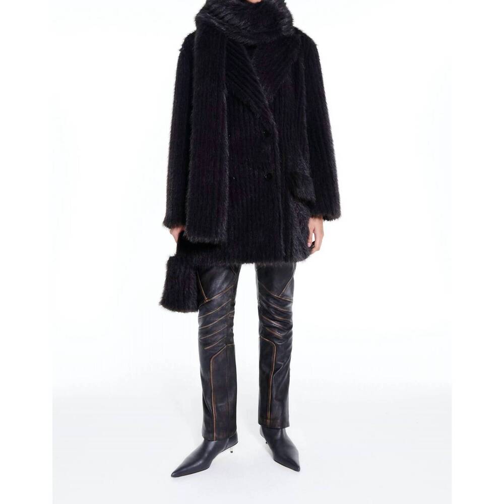 NEW STAND STUDIO zenni jacket in dark brown